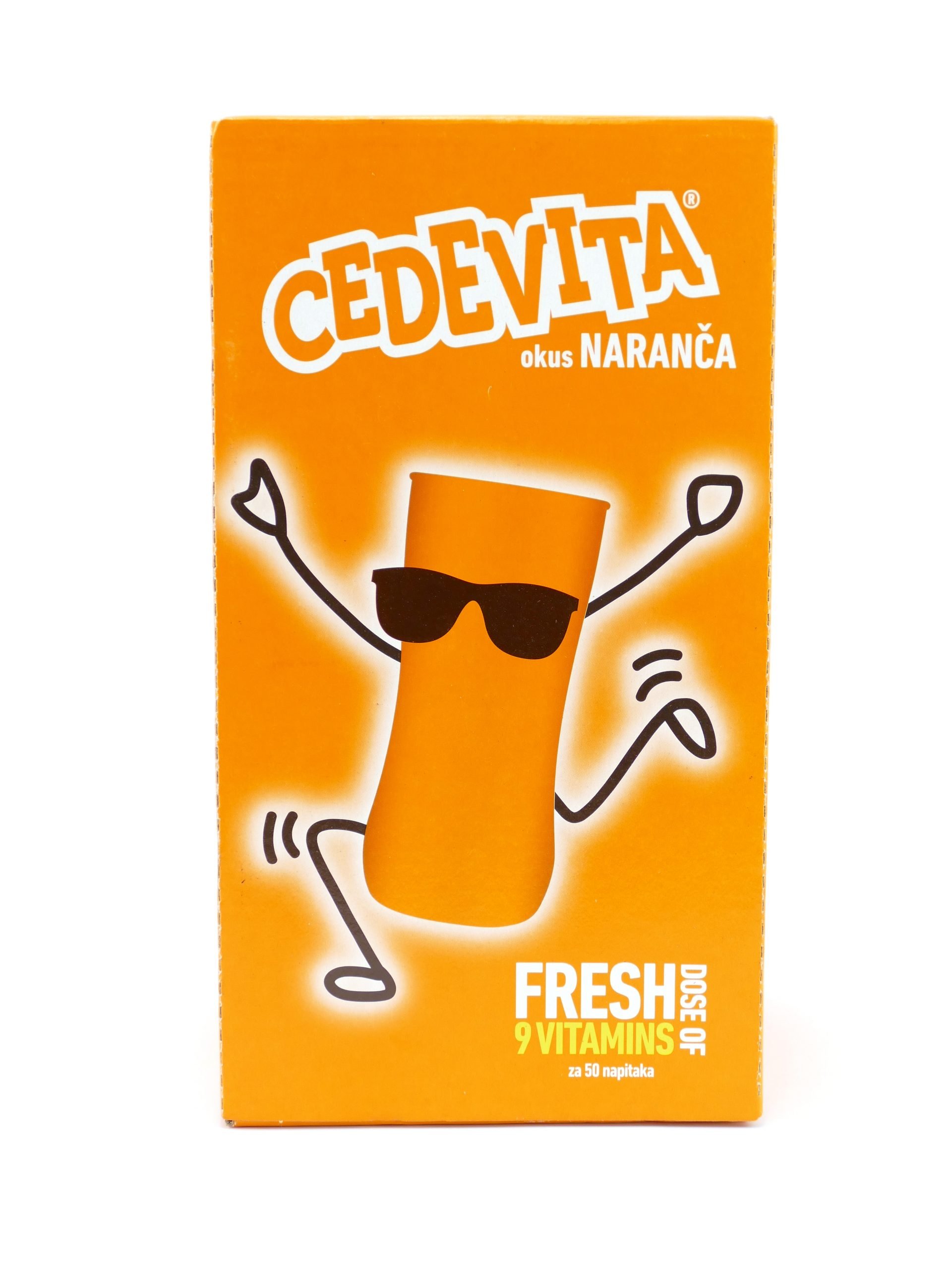 Cedevita 19G Sticks X 50 Pomorandža Cedevita Pomorandža