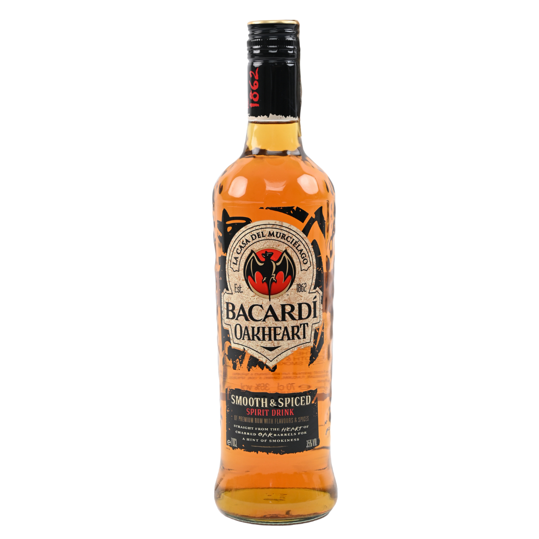 Bacardi Oakheart Smooth Spiced 0,7L Bacardi Oakheart Smooth Spiced 0.7L