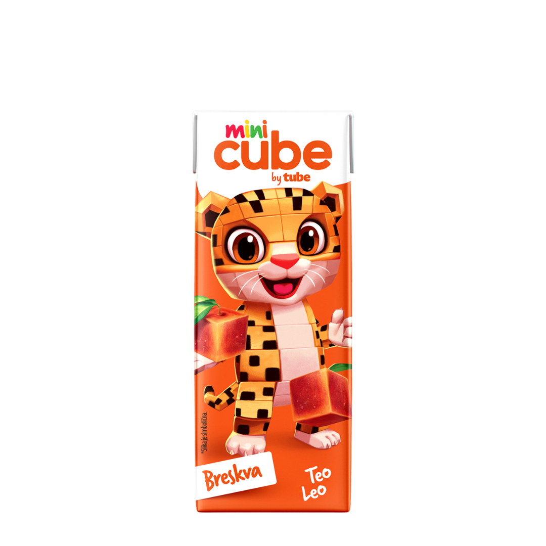 Mini Cube By Tube Breskva 0,2L Mini Cube By Tube Breskva