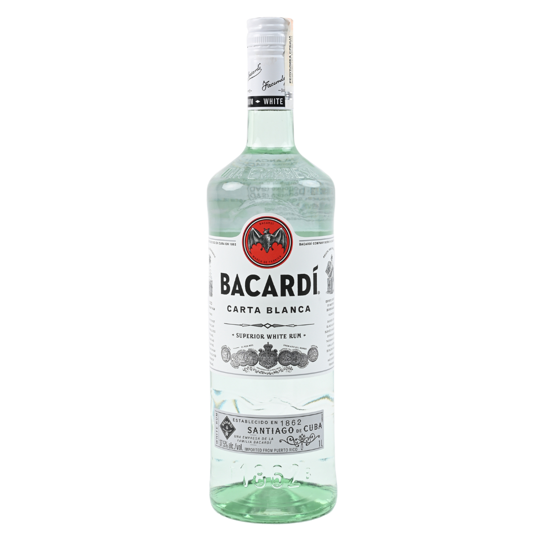 Bacardi Carta Blanca 1L Bacardi Carta Blanca 1L