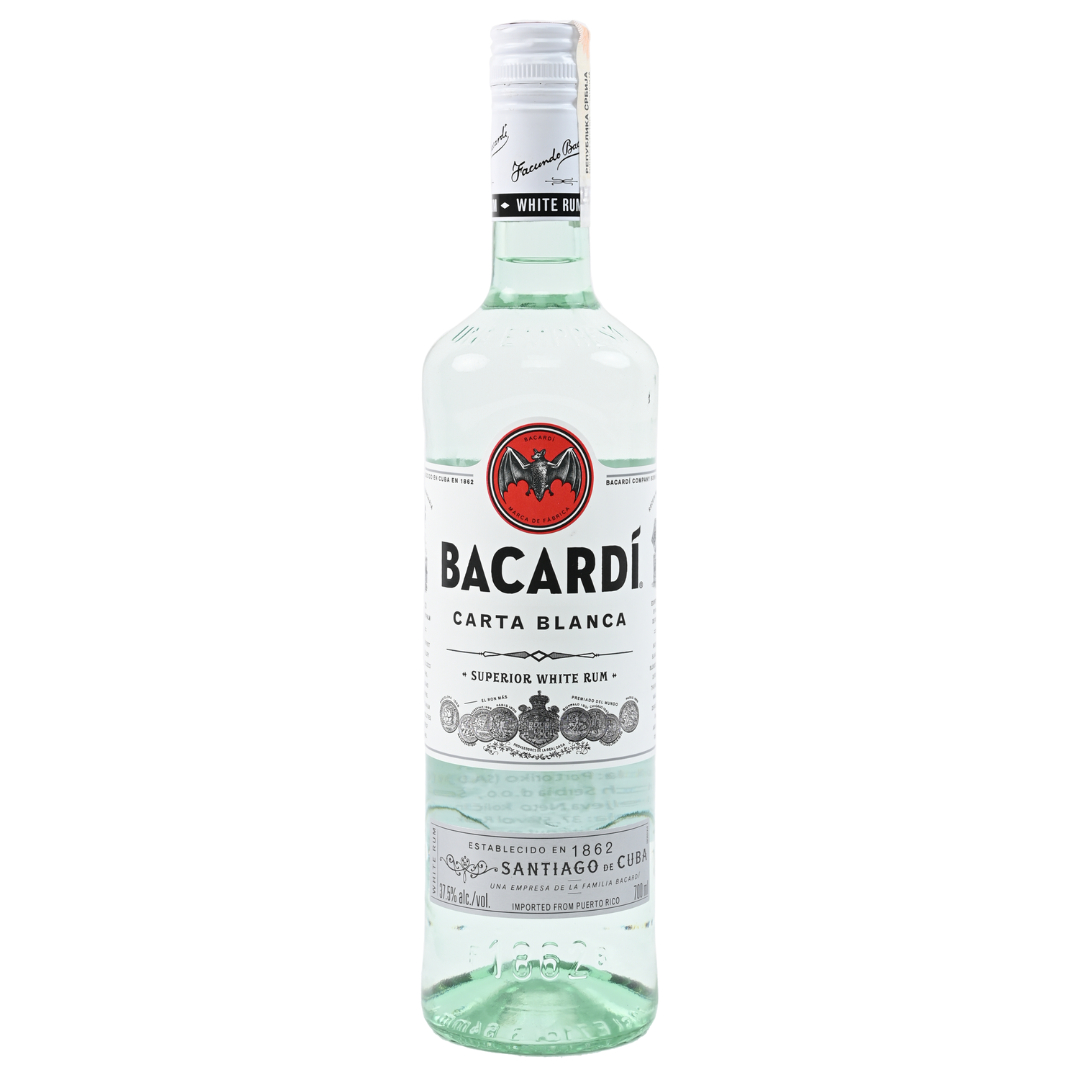 Bacardi Carta Blanca 0,7L Bacardi Carta Blanca 0.7L