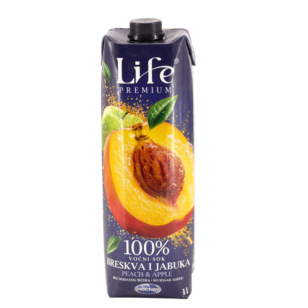 Life Breskva 1L Life 100% Breskva