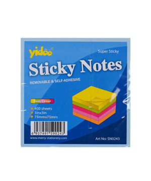 Blok Samolepljivi 75X75 5X80L NEON