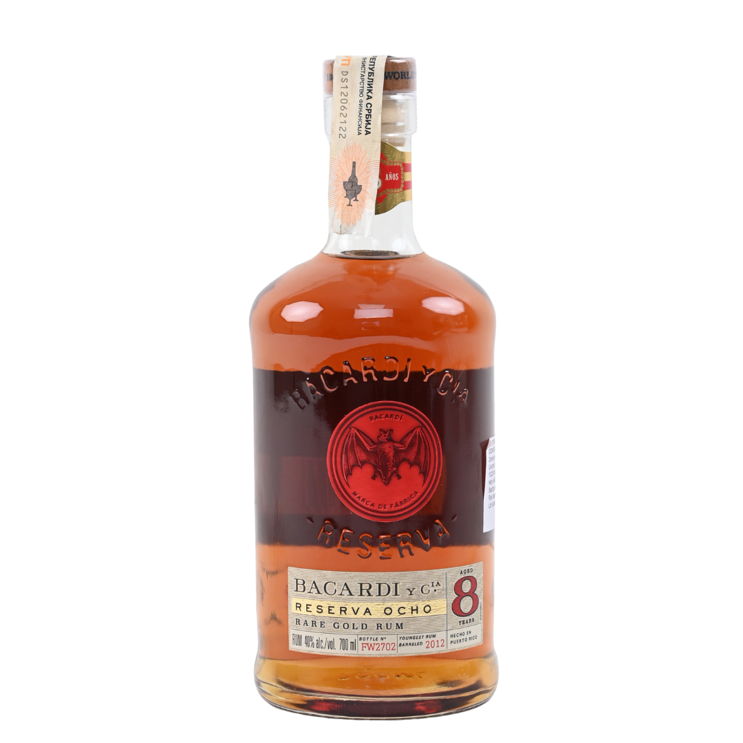 Bacardi Reserva Ocho 8Y.o. 0,7L Bacardi Reserva Ocho 8Yo 0.7L