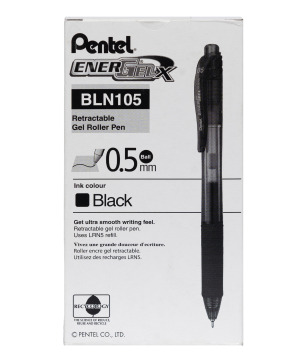 Hemijska Olovka Pentel EnergelX Crna 12/1