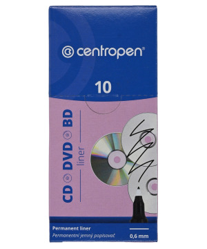 Centropen CD Marker 0.6 Crni 10/1