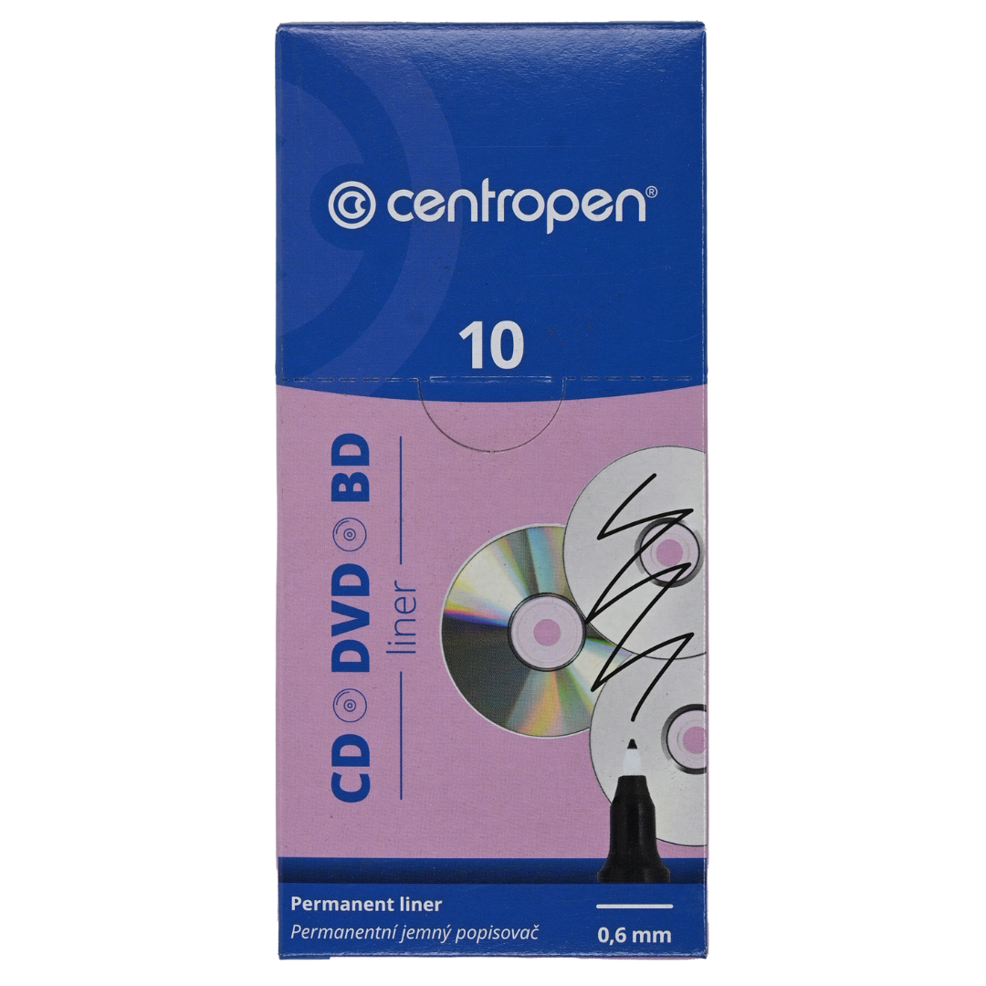 Centropen Cd Marker 0,6 Crni 10/1 Centropen Cd Marker 0.6 Crni 10/1