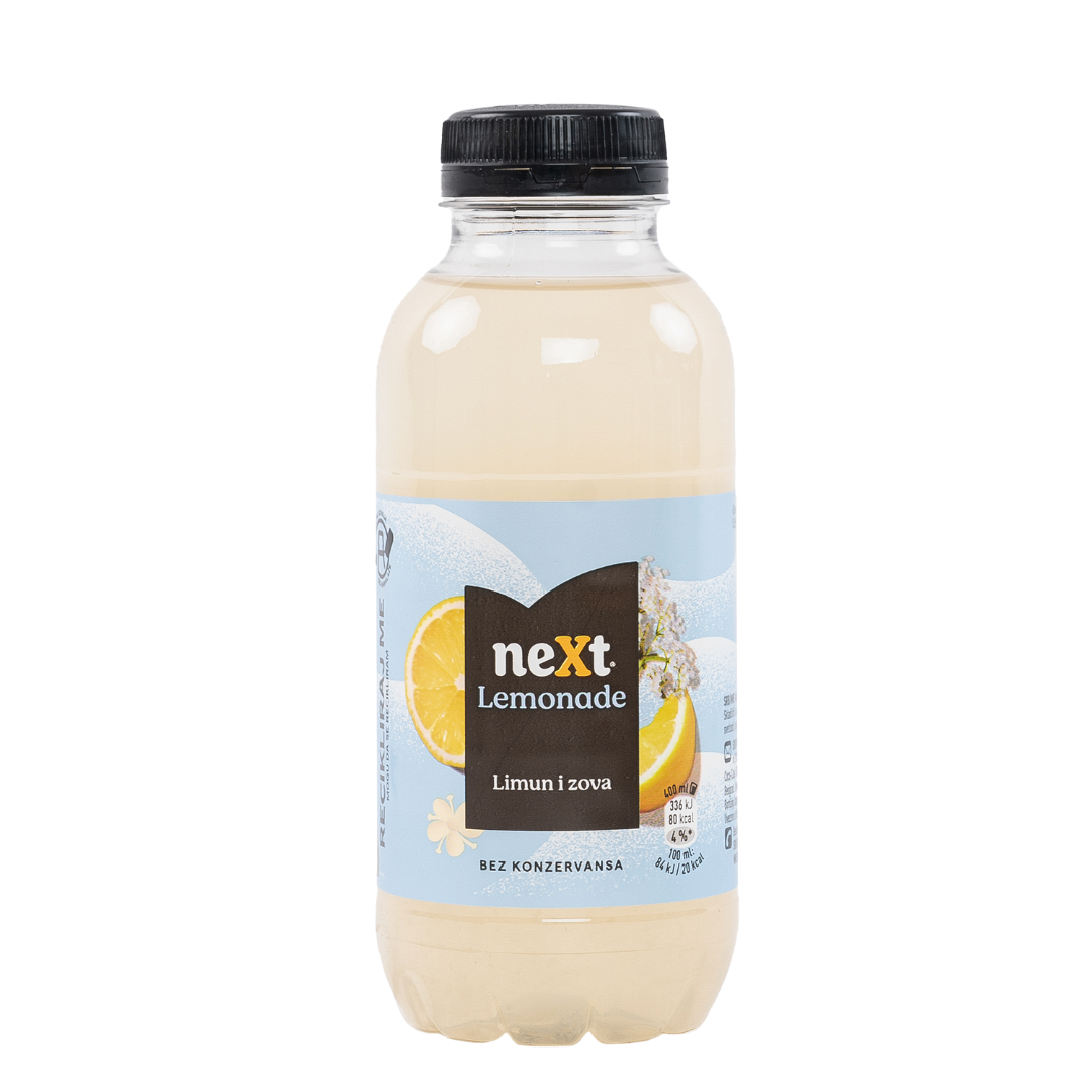 Next Lemonade Limun I Zova 0,4L Next Lemonade Limun I Zova 0.4L Paket Od 12 Komada