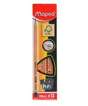 Grafitna Olovka Maped BlackReps HB2 12/1