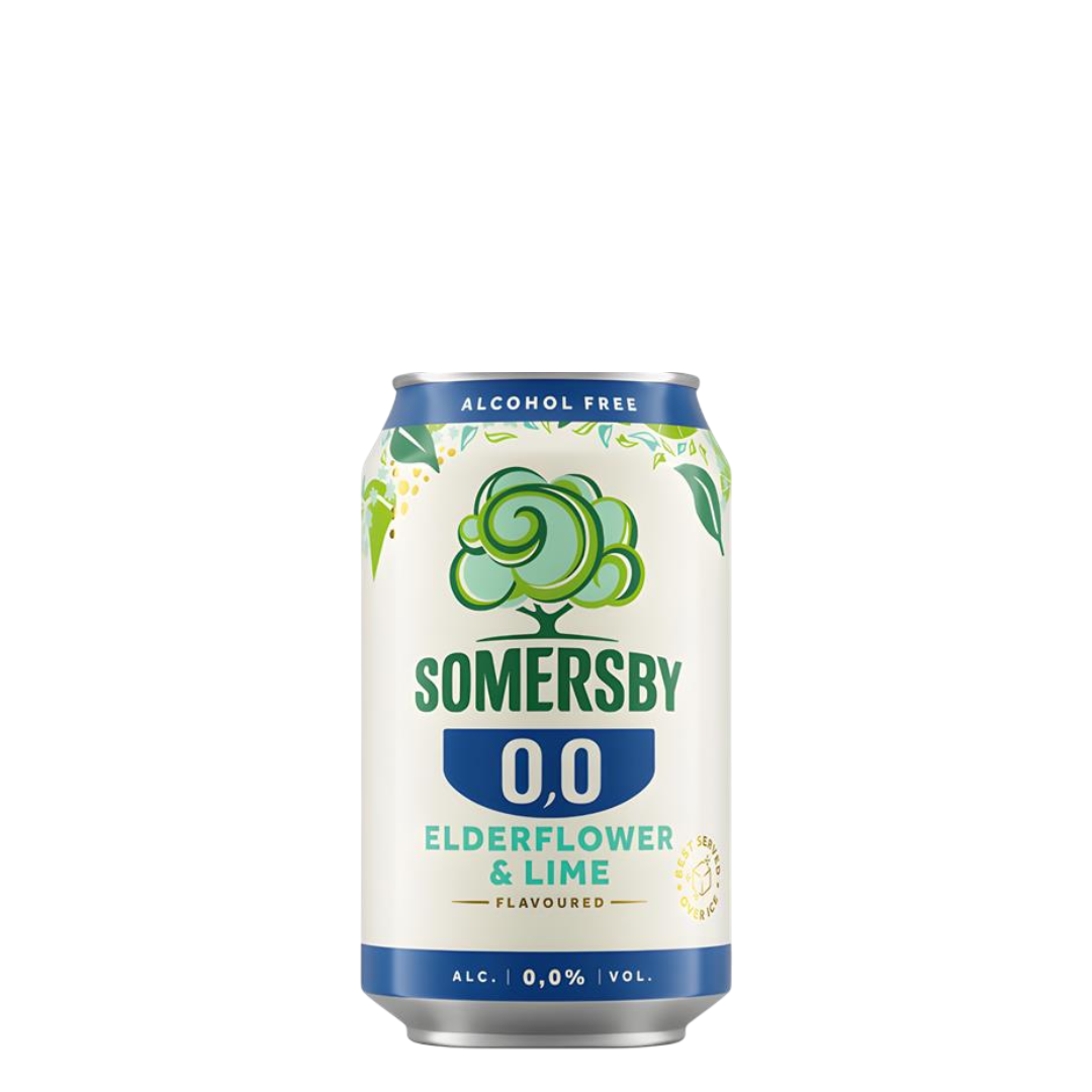 Somersby Elderflower-Lime 0,0% 0,33L Can Somersby Elderflower-Lime 0.0% 0.33L